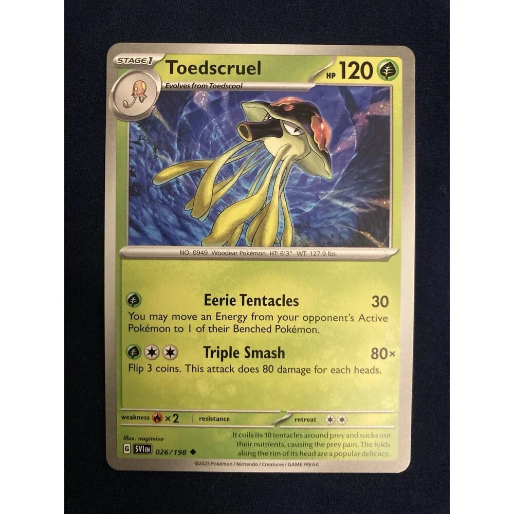 Toedscruel 026/198 SV01: Scarlet & Violet Base Set Stage 1 Regular Uncommon